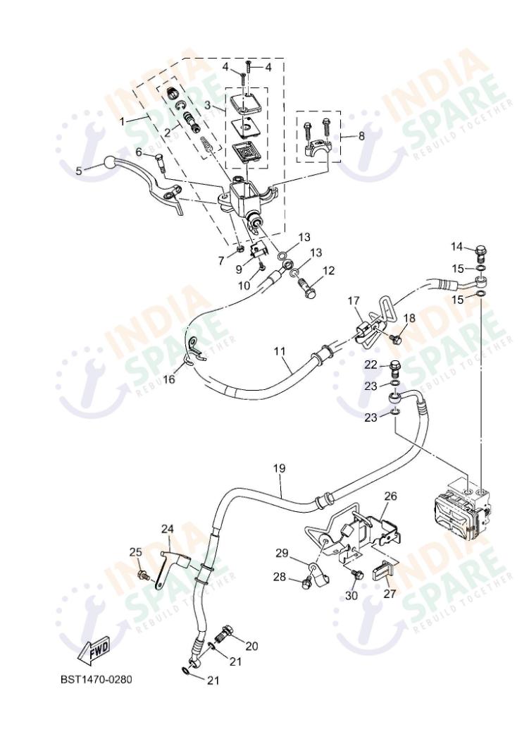 FRONT MASTER CYLINDER